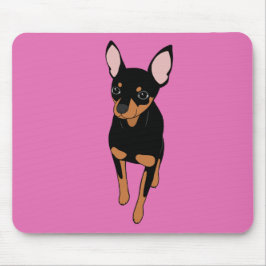 Minidator Pinscher Min Pin Mouse Pad Musmatta
