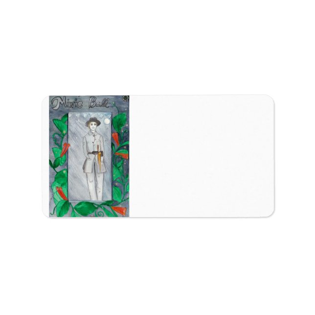 Minie Boll Adressetikett (Framsidan)