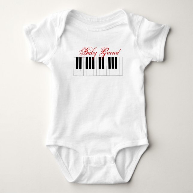 Miniflygelpiano - tee shirt (Framsida)