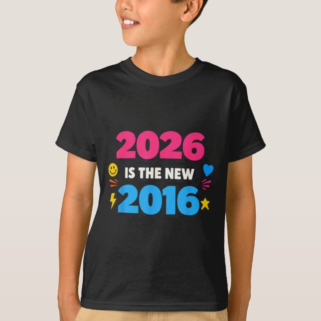 Minimal 2026 Ny 2016 Internet Nostalgi T Shirt (Framsida)