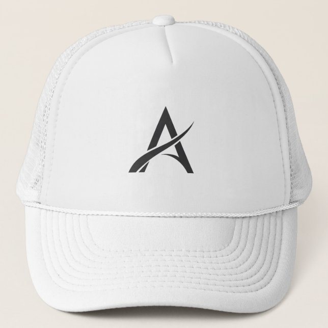 Minimal A Mark™ Foam Trucker Hat – Artemis Collect Keps (Framsida)