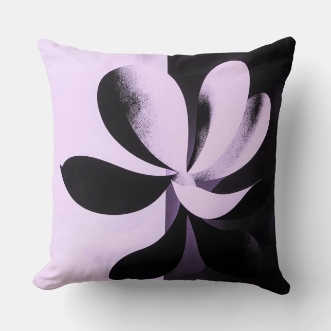 Minimal Abstrakt Blommig Kastkudde Kudde (Framsida)