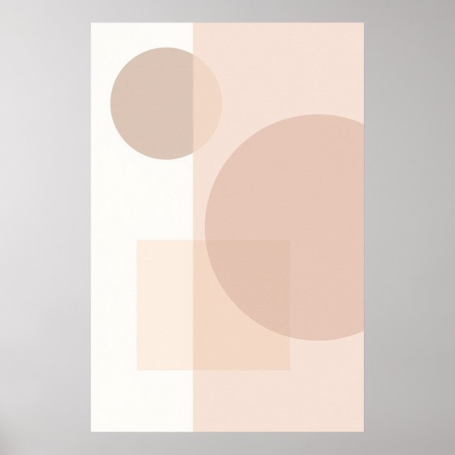 Minimal Abstrakt för geometrisk balans Poster (Framsidan)