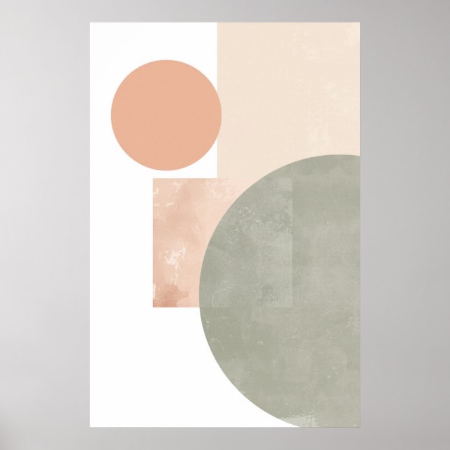 Minimal Abstrakt för geometrisk balans Poster (Framsidan)