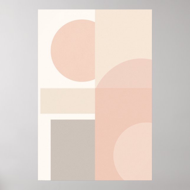 Minimal Abstrakt för geometrisk balans Poster (Framsidan)