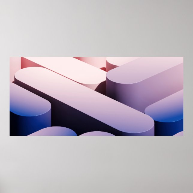 Minimal abstrakt för uppsamlingsbakgrund. Blå och  Poster (Framsidan)