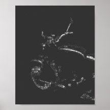 minimal abstrakt motorcykellinjekonst