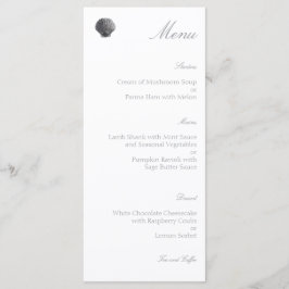 Minimal akvarell Kolskal Kol Wedding Meny
