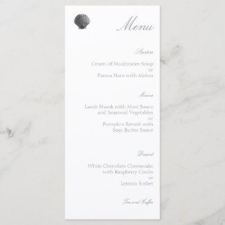 Minimal akvarell Kolskal Kol Wedding Meny