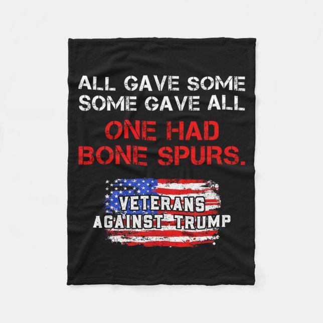Minimal All Gave Some Veteran's Day Fleecefilt (Framsidan)