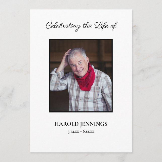 Minimal allmän programordning för serviceorder program (Framsida)