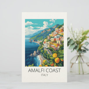 Minimal Amalfi-kusten Italien Vintage Resa Brevpapper