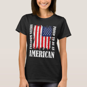Minimal amerikansk patriotisk amerikansk flagga fr t shirt