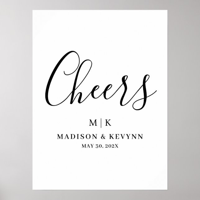 Minimal and Chic | Wedding Poster (Framsidan)
