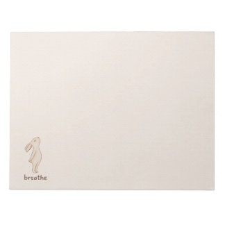 Minimal Andas Bunny Arbetsbordsblock Anteckningsblock