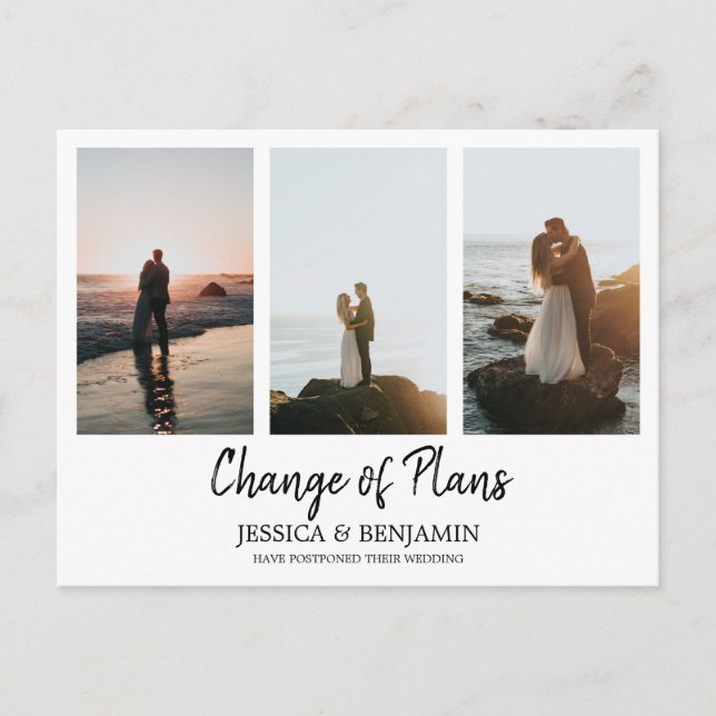 Minimal ändring av planer med fotokollage vykort (Framsida)