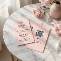 Minimal anpassad tackinsats med QR-kod