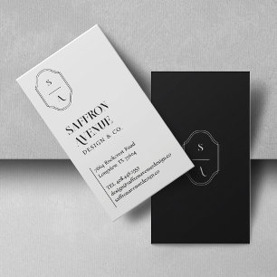Minimal Anpassningsbar för Monogram-Vapensköld, sv Visitkort