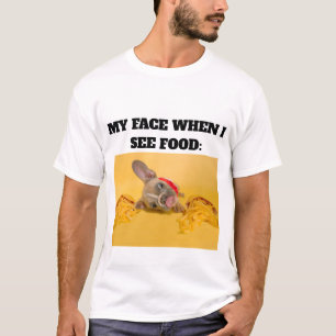 Minimal Anpassningsbar mitt Ansikte när jag ser Lä T Shirt