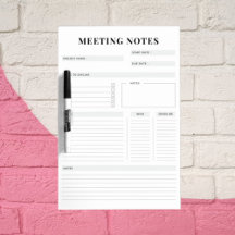 Minimal anteckningsplan för Professional Meeting-a