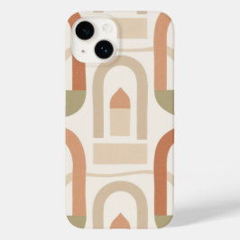 Minimal Arches Earth Tones Phone Case