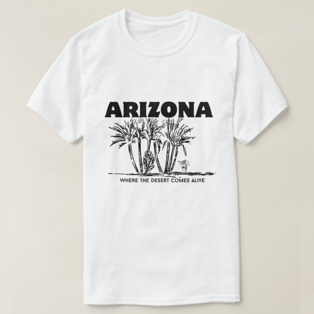 minimal arizona T-shirt-design T Shirt (Design framsida)