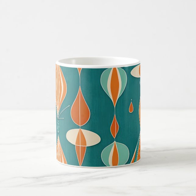 Minimal atomdroppsdesign kaffemugg (Center)