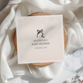 Minimal babyvy för elegant pappersservett