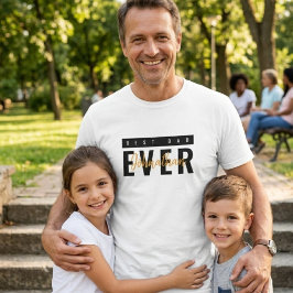 Minimal Bästa Pappa Någonsin Fars Dag T-Shirt