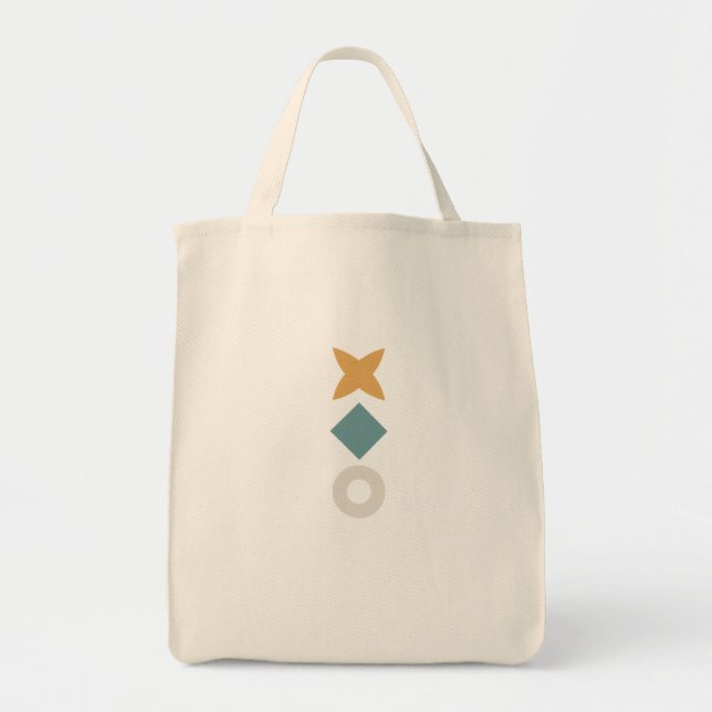Minimal Bauhaus Baby Tote Bag Tygkasse (Framsidan)