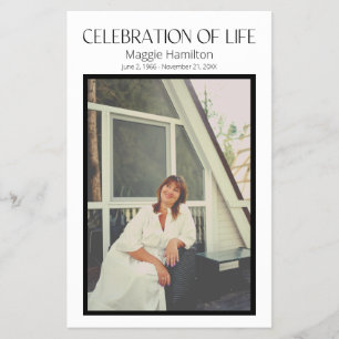 Minimal begravning Firande i Life-programmets budg Flygblad