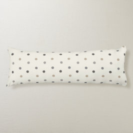 Minimal beige och grå babykroppskudde kroppskudde