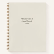 Minimal Beige Personlig Modern Gratitude