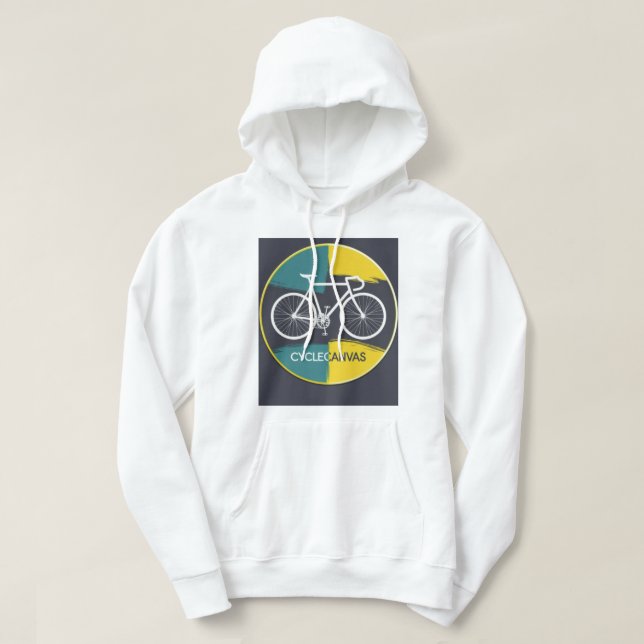 Minimal Bicycle Illustration –  Hoodie (Design framsida)
