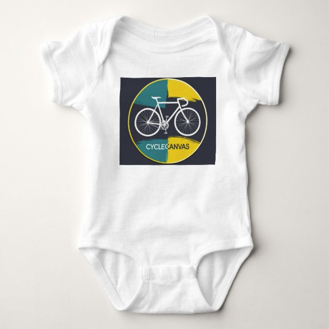 Minimal Bicycle Illustration –  T Shirt (Framsida)