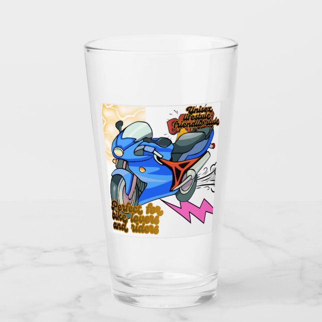 Minimal Bike Art Graphic Glaskopp (Framsida)