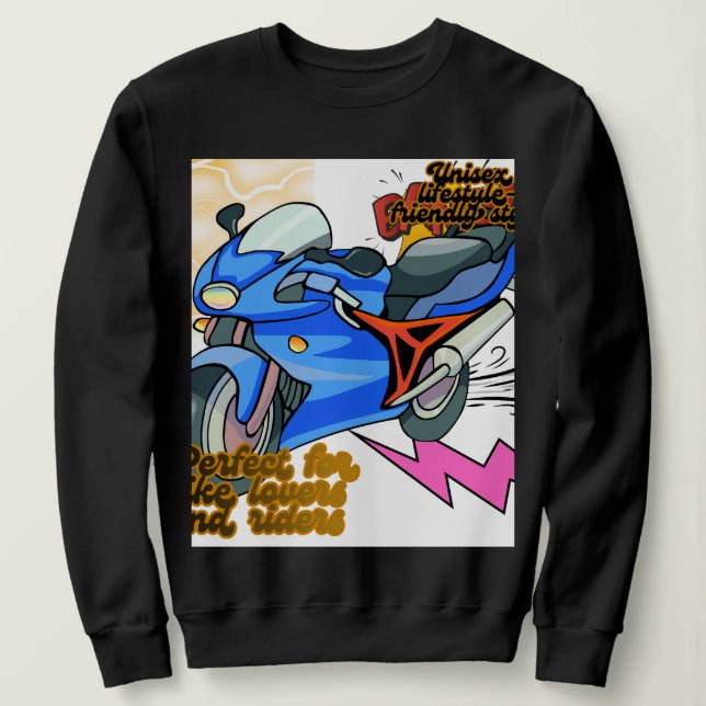 Minimal Bike Art Graphic – Modern Motorcycle T Shirt (Design framsida)