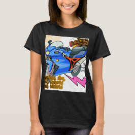 Minimal Bike Art Graphic – Modern Motorcycle T Shirt