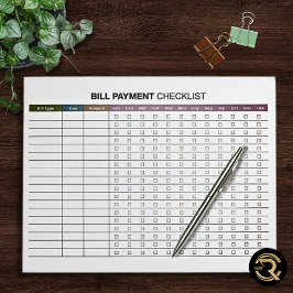 Minimal Bill Payment  Anteckningsblock