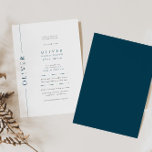 Minimal blå och vit Bar Mitzvah-typografi  Inbjudningar<br><div class="desc">Mazel tov på detta speciella tillfälle! Gör din sons Bar Mitzvah-ceremoni och fest speciell med denna minimalistiska typografi blå och vit inbjudan. OBS: för att mata in hebreiska bokstäver måste du kopiera och klistra in hebreisk text i fältet för det hebreiska namnet (t.ex. kan du gå till Google Translate eller...</div>