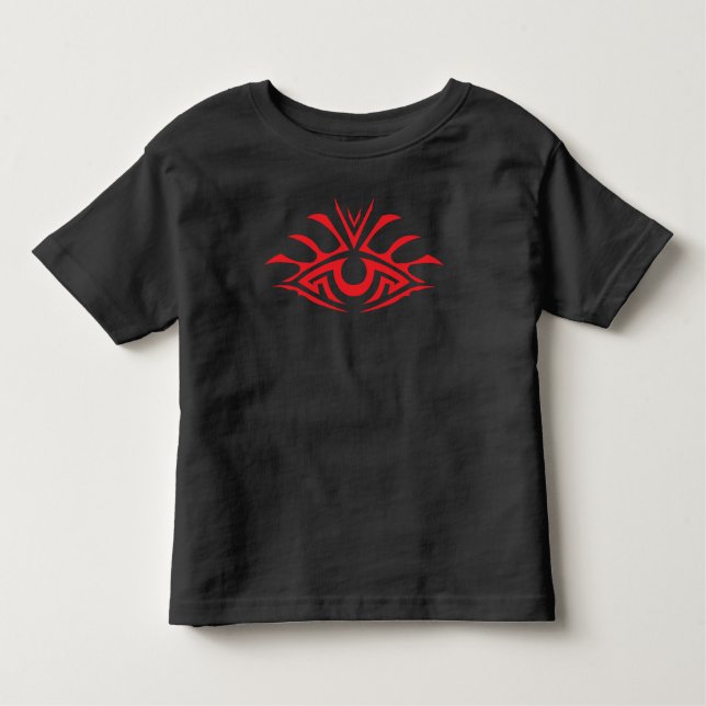 Minimal Black Ink Tattoo Style Artwork T Shirt (Framsida)