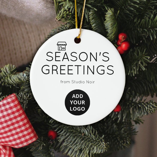 Minimal Black & White Boutique Ornament (Skapare uppladdad)