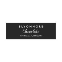 Minimal Black White Custom Staff