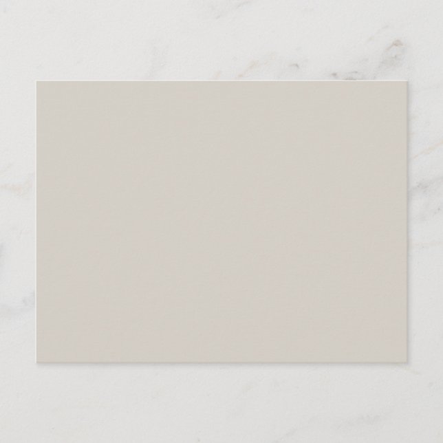 Minimal Blank Color  Vykort (Framsida)