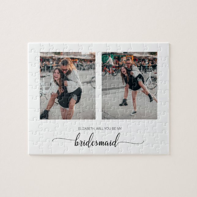 Minimal blir min bild två foto pussel (Horisontell)