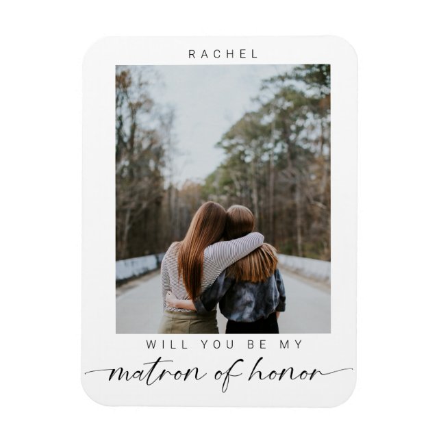 Minimal blir min Matron av hederlig fotoChic Magnet (Vertikal)