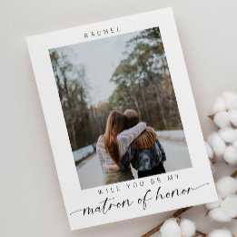 Minimal blir min Matron av hederlig fotoChic Vykort