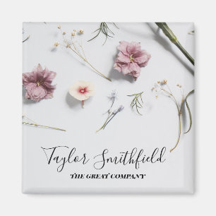 Minimal Blommigt Magnet