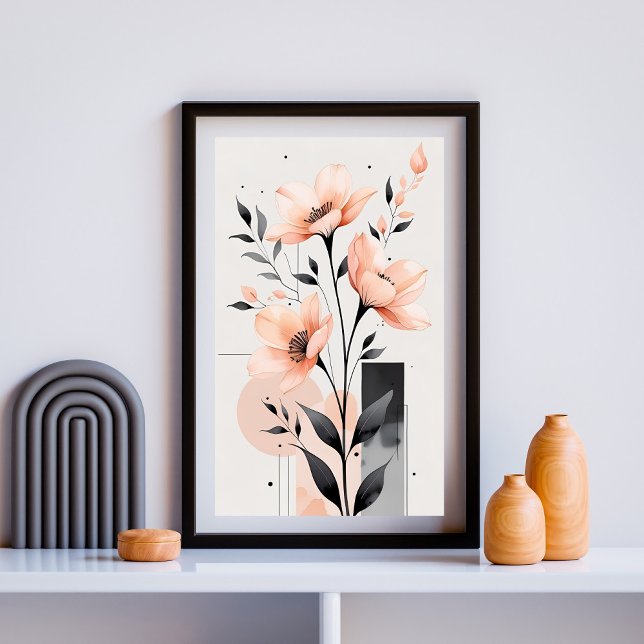 Minimal Bloom-geometri Poster (Skapare uppladdad)