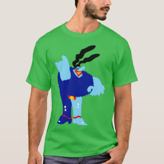 Minimal Blue Meanie T Shirt